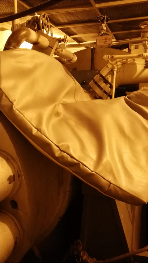 汽輪機保溫套細節-火龍耐材提供