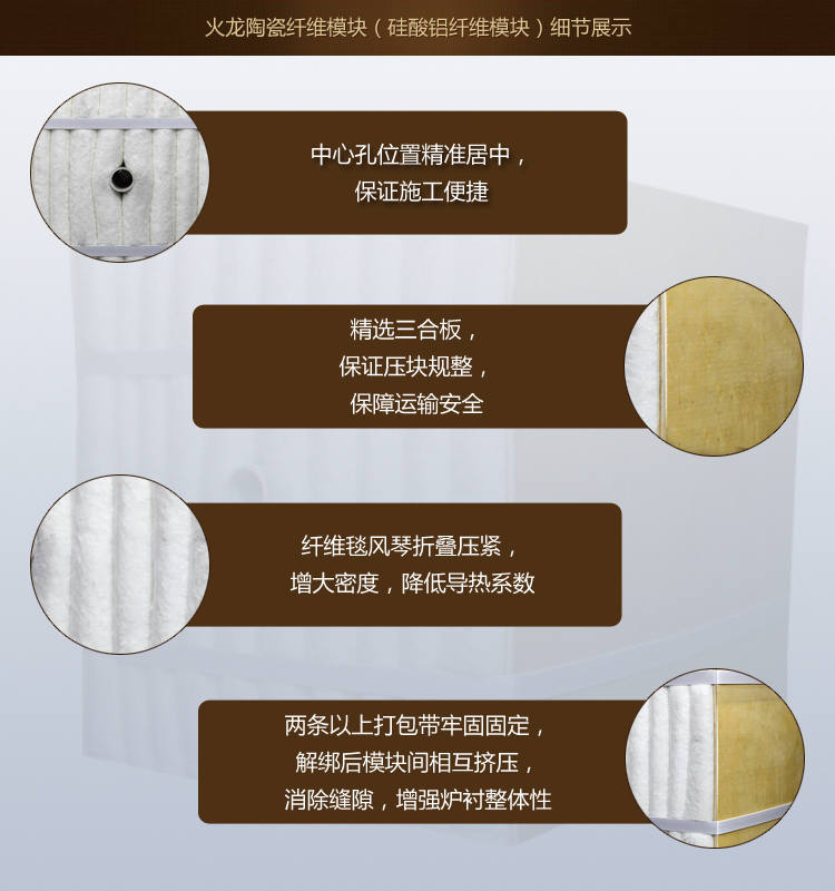 陶瓷纖維模塊應用優(yōu)勢