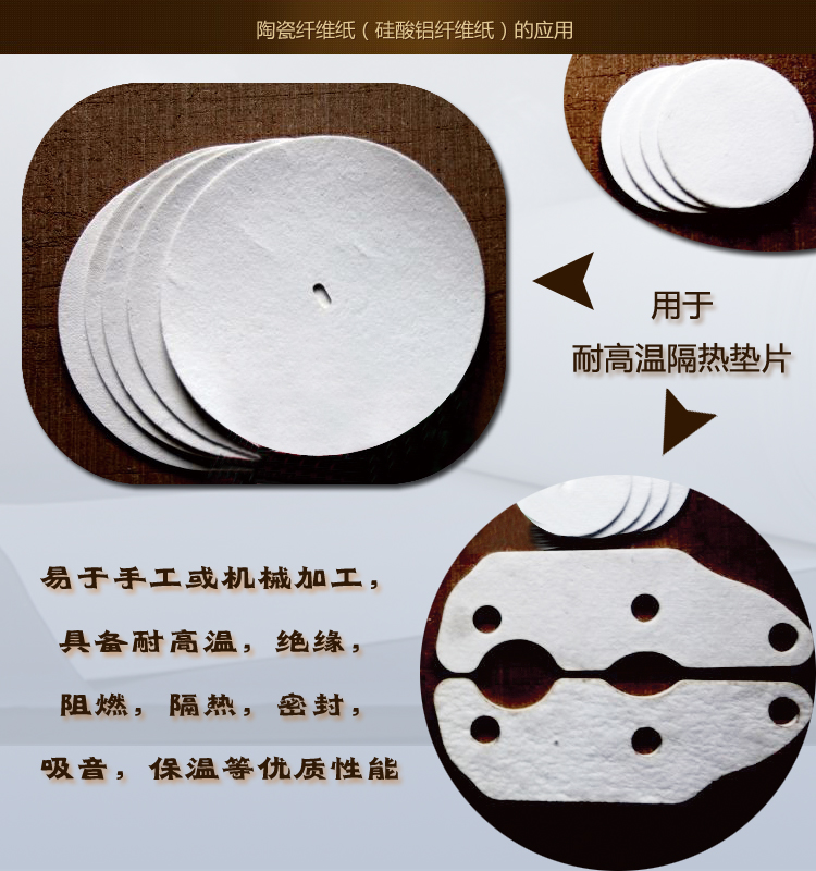 耐火隔熱陶瓷纖維紙應用