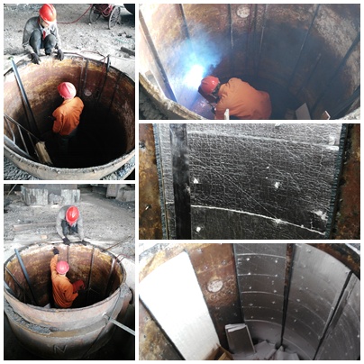 HLGX復合反射絕熱板在鋼包應用 HLGX復合反射絕熱板在鋼包應用