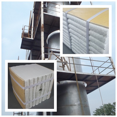 ?；⒅榕蛎洜t用陶瓷纖維保溫材料