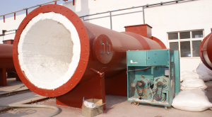 山東天力熱風(fēng)爐陶瓷纖維噴涂料、模塊安裝施工